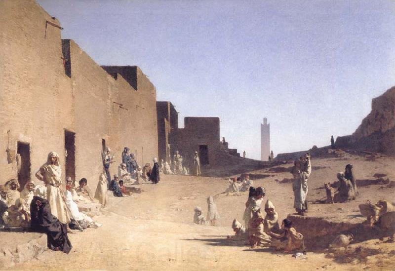 Gustave Guillaumet Laghouat Algerian Sahara France oil painting art